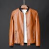 Men’s Classic Tan Leather Jacket